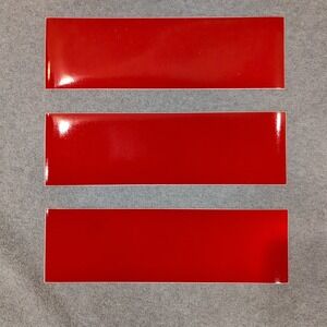 3M Scotchlite Reflective Graphic Film Red Safety Stickers 3 Pack Adhesive Strips